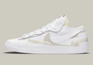 Sacai Nike Blazer Low White Patent