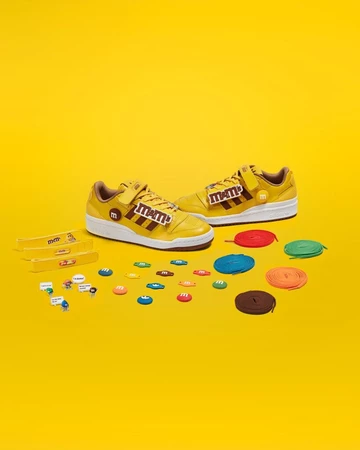 M&Ms adidas Forum Low Yellow