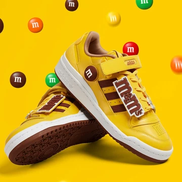 M&Ms adidas Forum Low Yellow