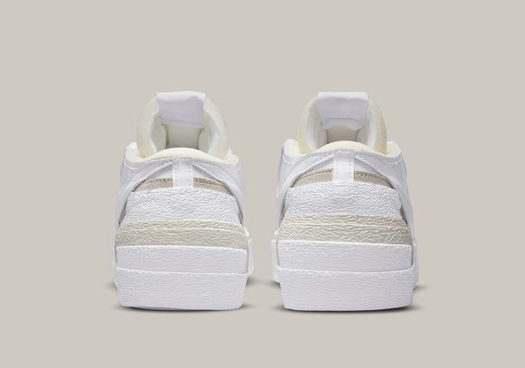 Sacai Nike Blazer Low White Patent DM6443-100 | Dead Stock