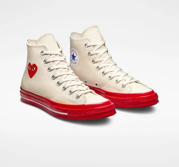 Comme des Garçons PLAY Converse Chuck 70 Red