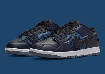 Nike Dunk Low Scrap Navy Black
