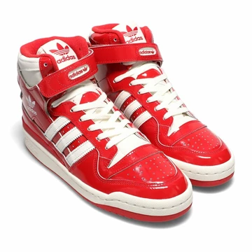 adidas Forum 84 High Patent Red White