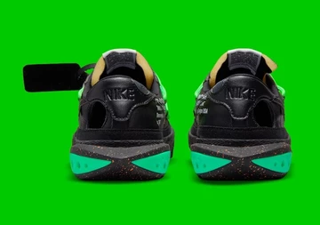 Off White Nike Blazer Low Black Electro Green
