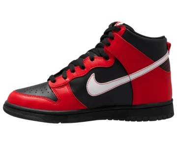 Nike Dunk High Black Red