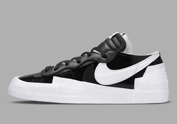 Sacai Nike Blazer Low Black Patent