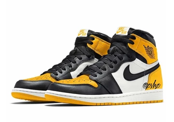 Air Jordan 1 High Yellow Toe - Release am 13. August