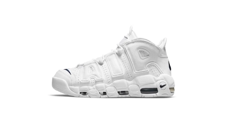 Nike Air More Uptempo White Midnight Navy