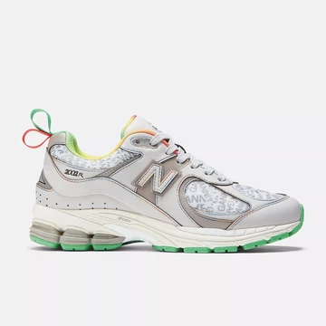 GANNI New Balance 2002R Rain Cloud Island Green