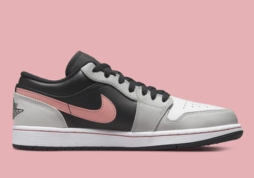 Nike Air Jordan 1 Low Black Grey Pink 553558-062