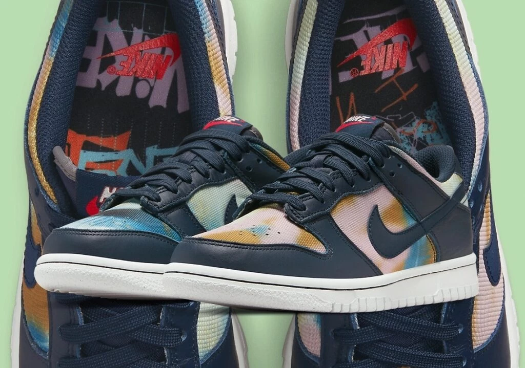 Nike Dunk Low Graffiti DM1051-400 | Dead Stock display picture 2