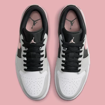 Nike Air Jordan 1 Low Black Grey Pink 553558-062