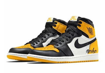 Air Jordan 1 High Yellow Toe