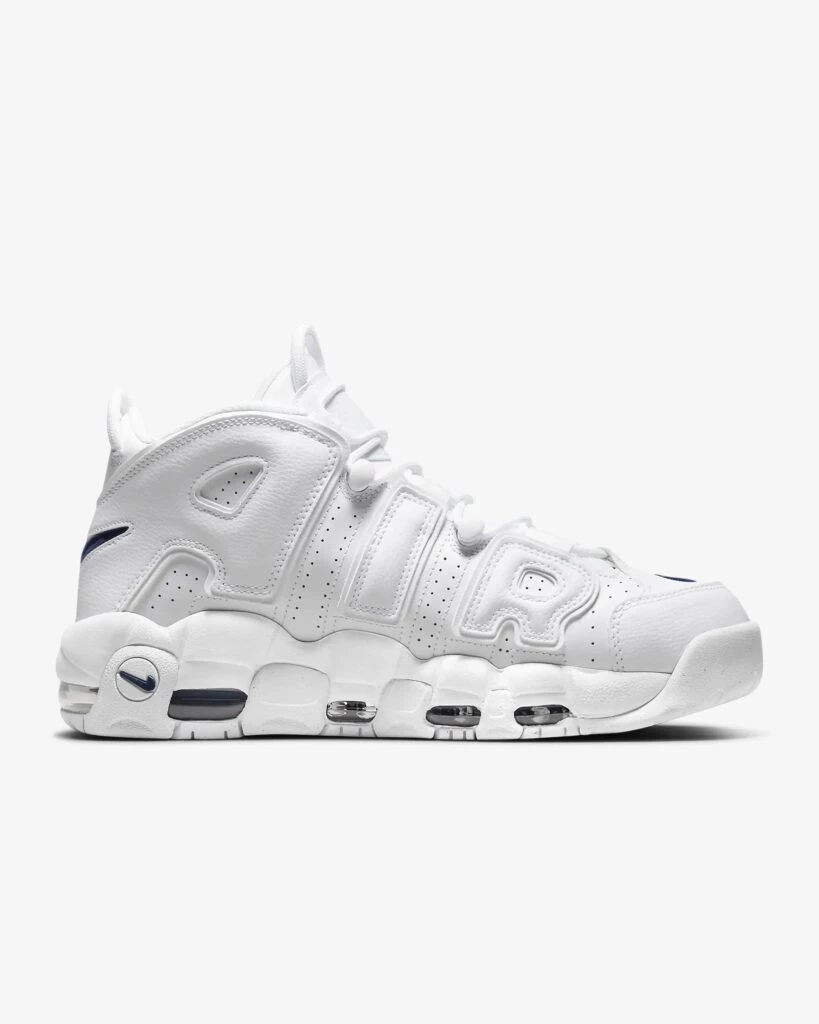 Nike Air More Uptempo White Midnight Navy DH8011-100 | Dead Stock