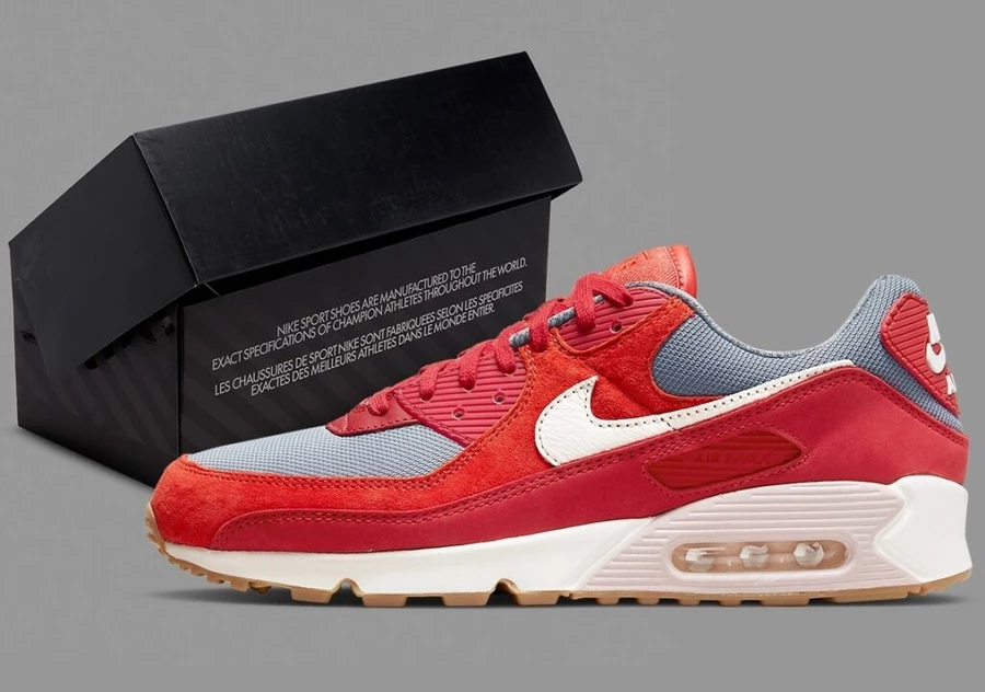Air Max 90 Premium Habanero Red DH4621-600 Dead Stock