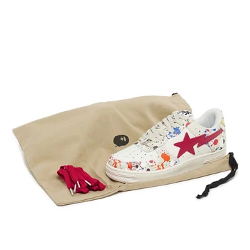 Bape Sta Low Paint Splatter White