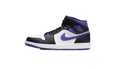 Jordan 1 Mid Court Purple