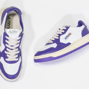 Autry Medalist Purple White