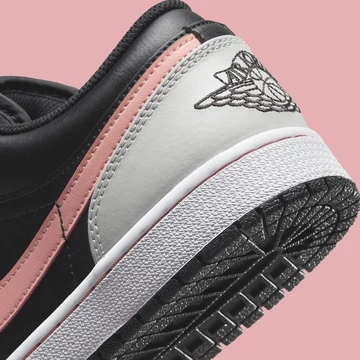Nike Air Jordan 1 Low Black Grey Pink 553558-062