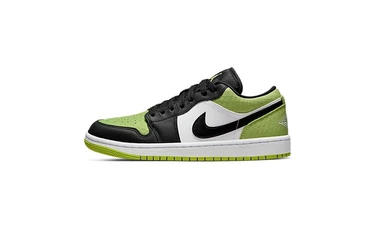 Jordan 1 Low Snakeskin Vivid Green