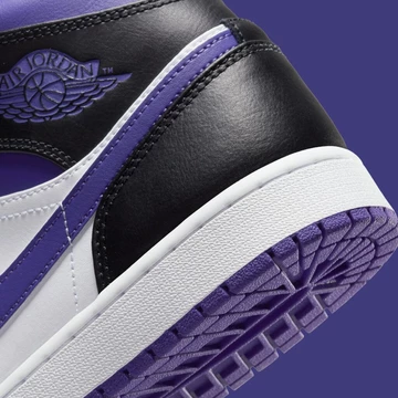 Jordan 1 Mid Court Purple
