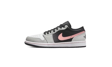 Jordan 1 Low Black Grey Pink
