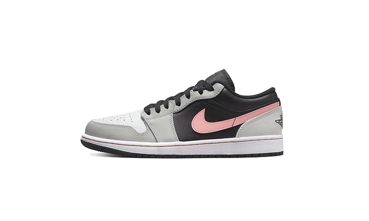 Jordan 1 Low Black Grey Pink 553558 062 Dead Stock