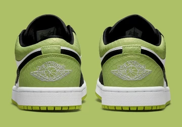 Jordan 1 Low Snakeskin Vivid Green