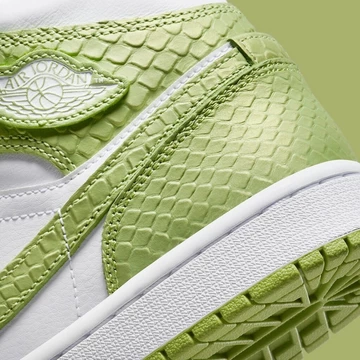 Jordan 1 Mid Green Python