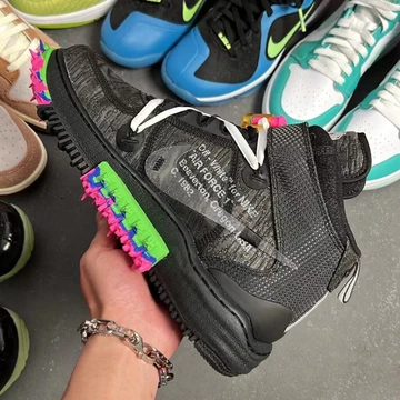 Off-White Air Force 1 Mid Black - second colourway