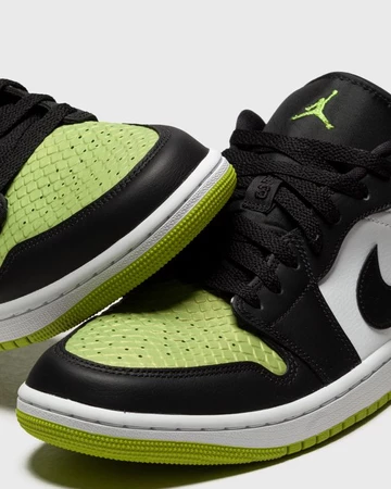 Jordan 1 Low Snakeskin Vivid Green