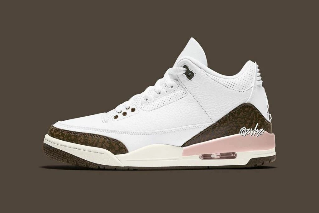 Jordan 3 white brown best sale