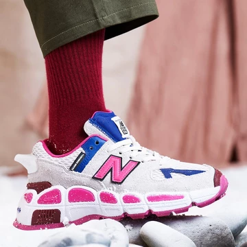 Salehe Bembury New Balance 574 Yurt White Pink