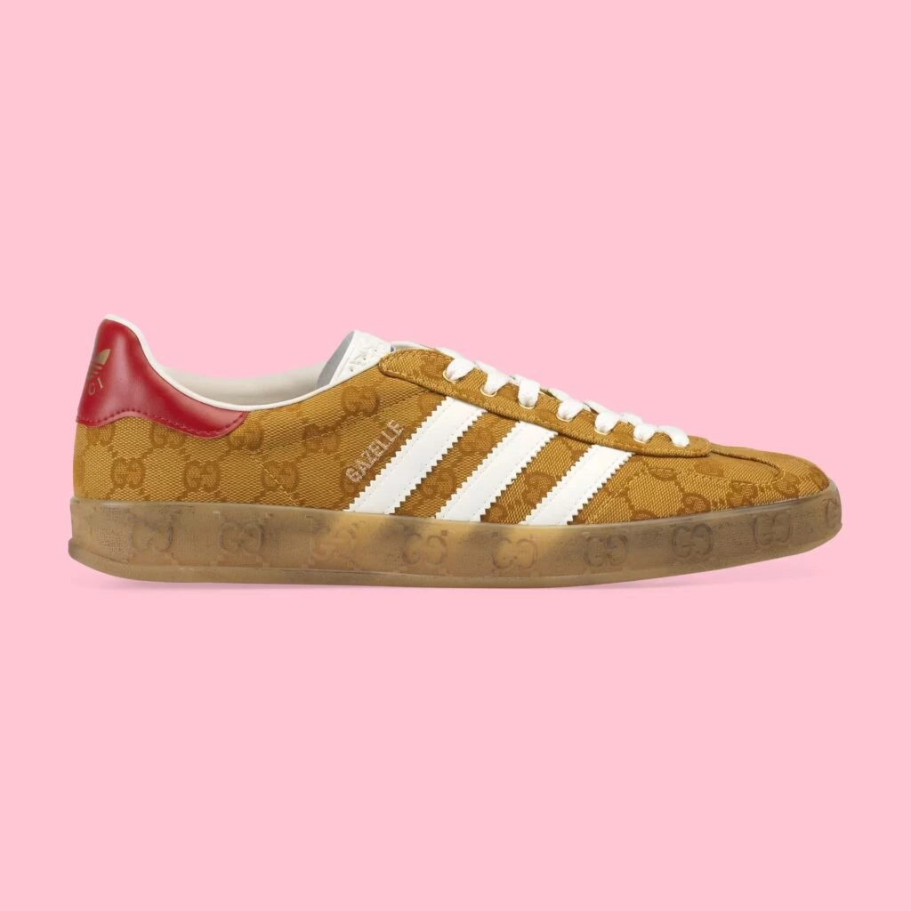adidas gazelle silver green womens Adidas Gazelle x Gucci GG Monogram Green & Pink – Ar Store main image 0