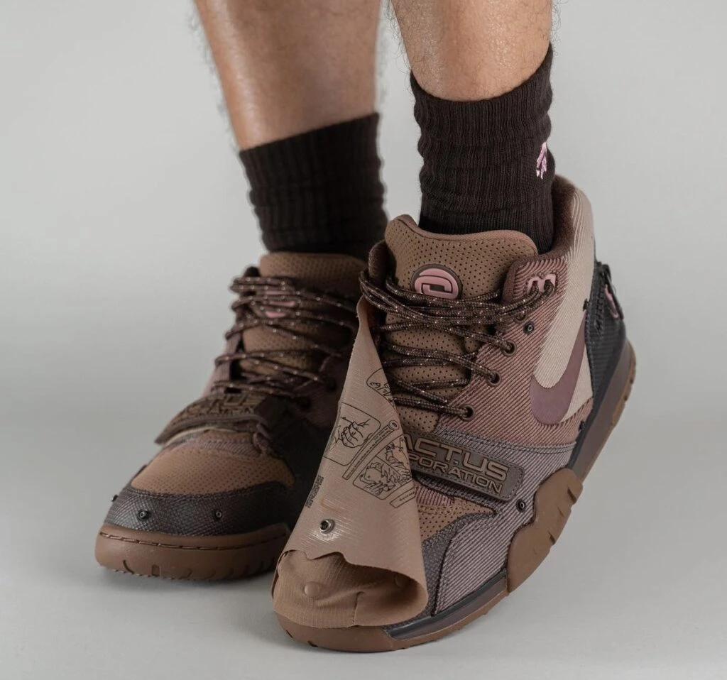 Travis Scott Nike Air Trainer 1 Wheat Dead Stock