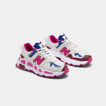 Salehe Bembury New Balance 574 Yurt White Pink