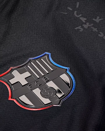 Travis Scott x Nike FC Barcelona 2024/25 Away Jersey Detailbild