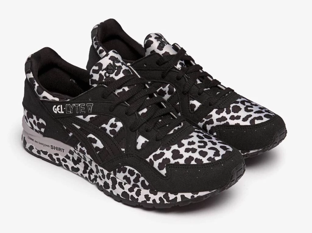 Comme des Garcons Shirt ASICS Gel Lyte V Leopard Black Dead Stock