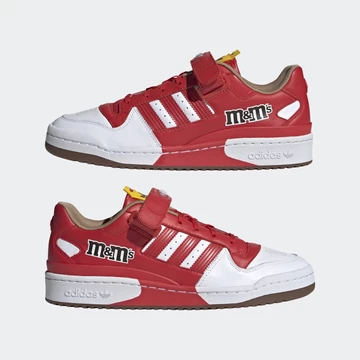 M&Ms adidas Forum Low Red