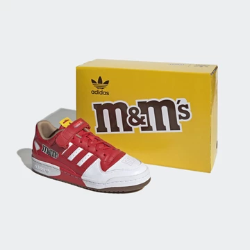 M&Ms adidas Forum Low Red