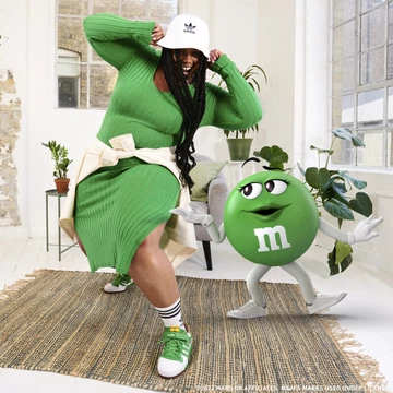 M&Ms adidas Forum Low Green