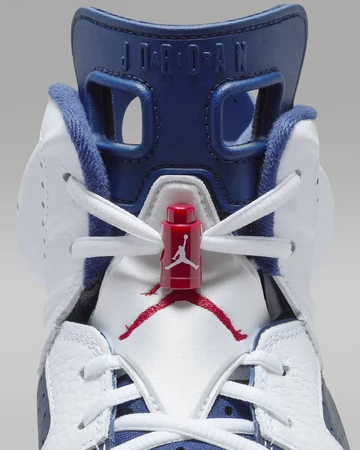 Jordan 6 Olympics 2024 Zunge Detail