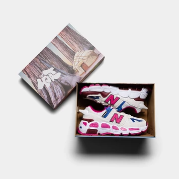 Salehe Bembury New Balance 574 Yurt White Pink