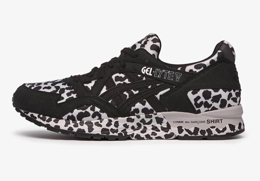Comme des Garcons Shirt ASICS Gel Lyte V Leopard Black 1201A735