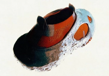 A COLD WALL Converse Sponge Crater Tangerine Tango