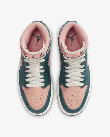 Jordan 1 Mid Dark Teal Green