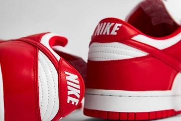 Nike Dunk University Red Close Up von hinten