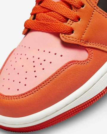 Jordan 1 Mid Rush Orange