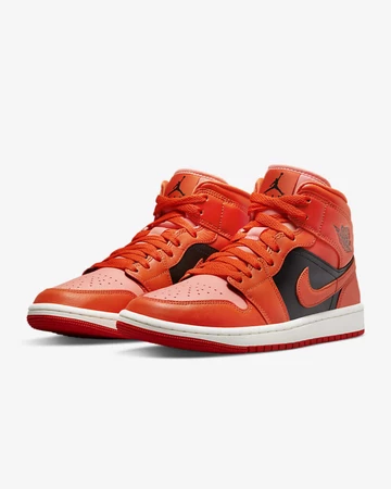 Jordan 1 Mid Rush Orange
