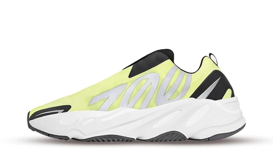 Yeezy 700 MNVN Laceless Phosphor GY2055 Dead Stock